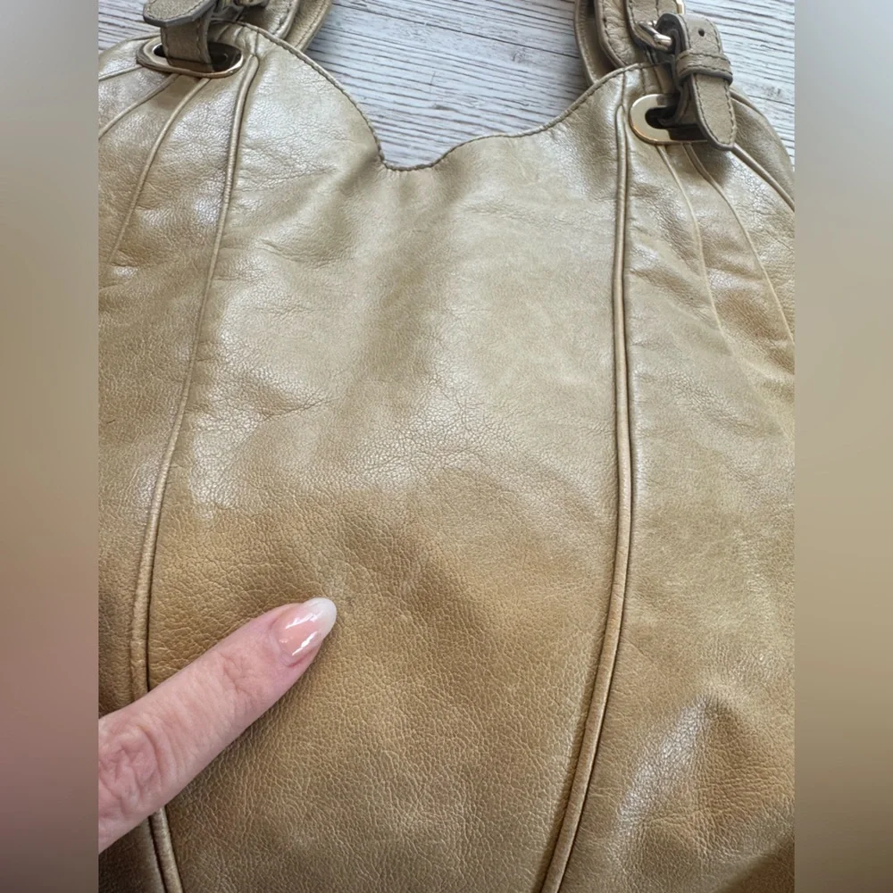 Kooba Large Leather Hobo Shoulder Bag Purse